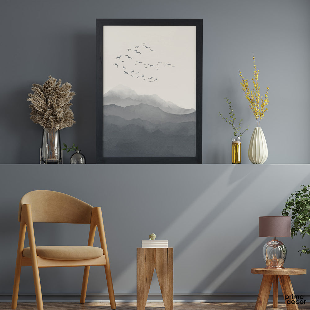 Traditional Japanese Watercolored Theme | Nature Poster Wall Art - Prime Décor