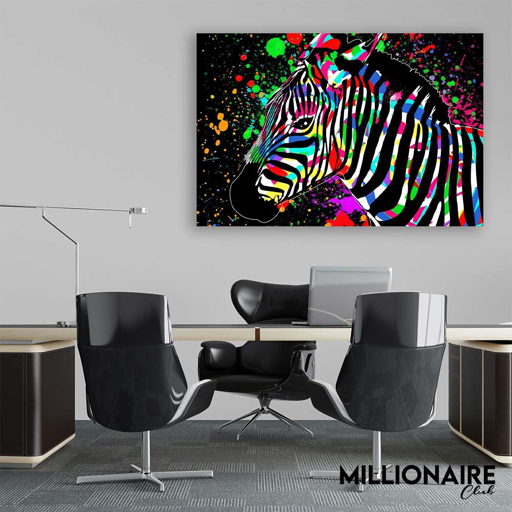 Colorful Zebra - Prime Décor