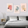 Minimal Hand Drawn Floral Collection (3 Panel) Abstract Wall Art