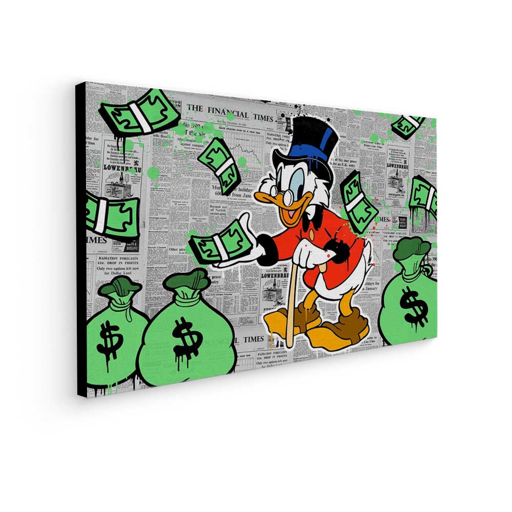 Scrooge Raining Cash - Prime Décor
