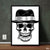 Skull Sketch with Hat |  Poster Wall Art