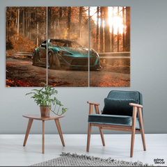 Toyota Supra Forest View (3 Panel) Car Wall Art - Prime Décor